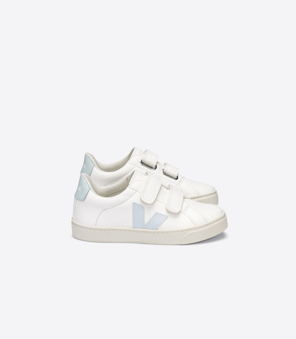 Veja Sneakers Kids - Esplar Velcro Chromefree - White - 4910RAOVN